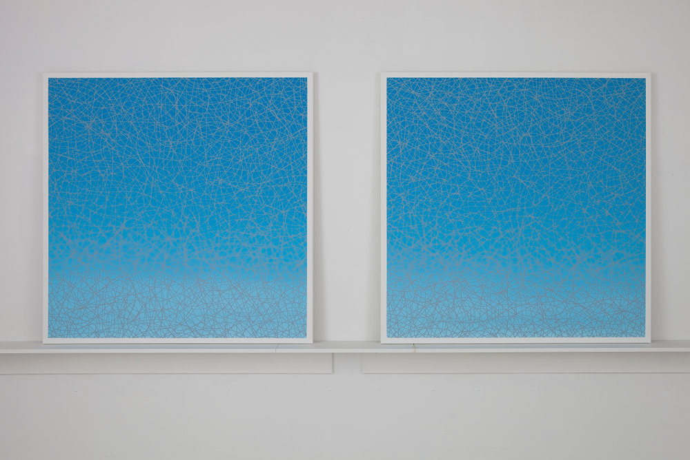 Oil on Canvas (Diptych), 2010