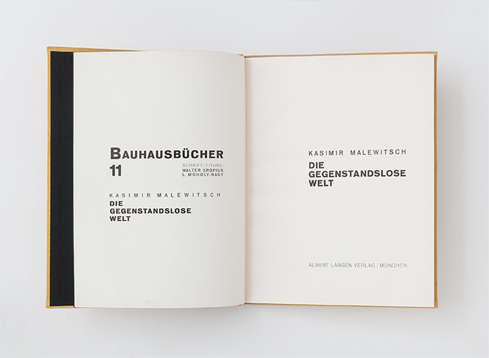 (The non-Objective World) 1927