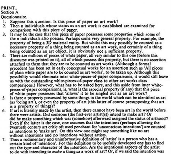 A piece of paper (I), 2011